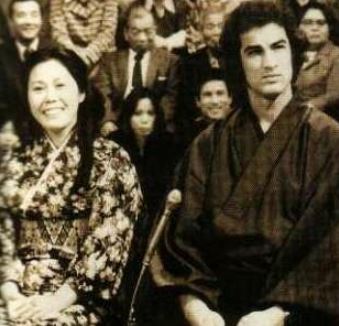 Erdenetuya Batsukh husband Steven Seagal with his first ex-wife Miyako Fujitani